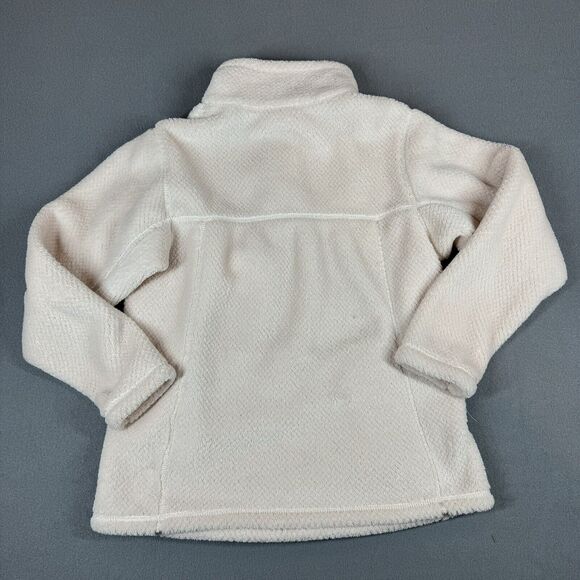 Patagonia Girls XL 14 Ivory Re-Tool Snap T Fleece Pullover Polartec Jacket - Picture 10 of 11
